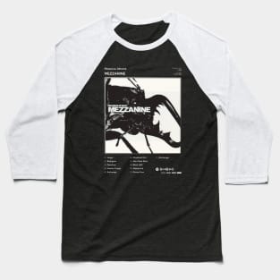 Massive Attack - Mezzanine Tracklist Album Baseball T-Shirt
